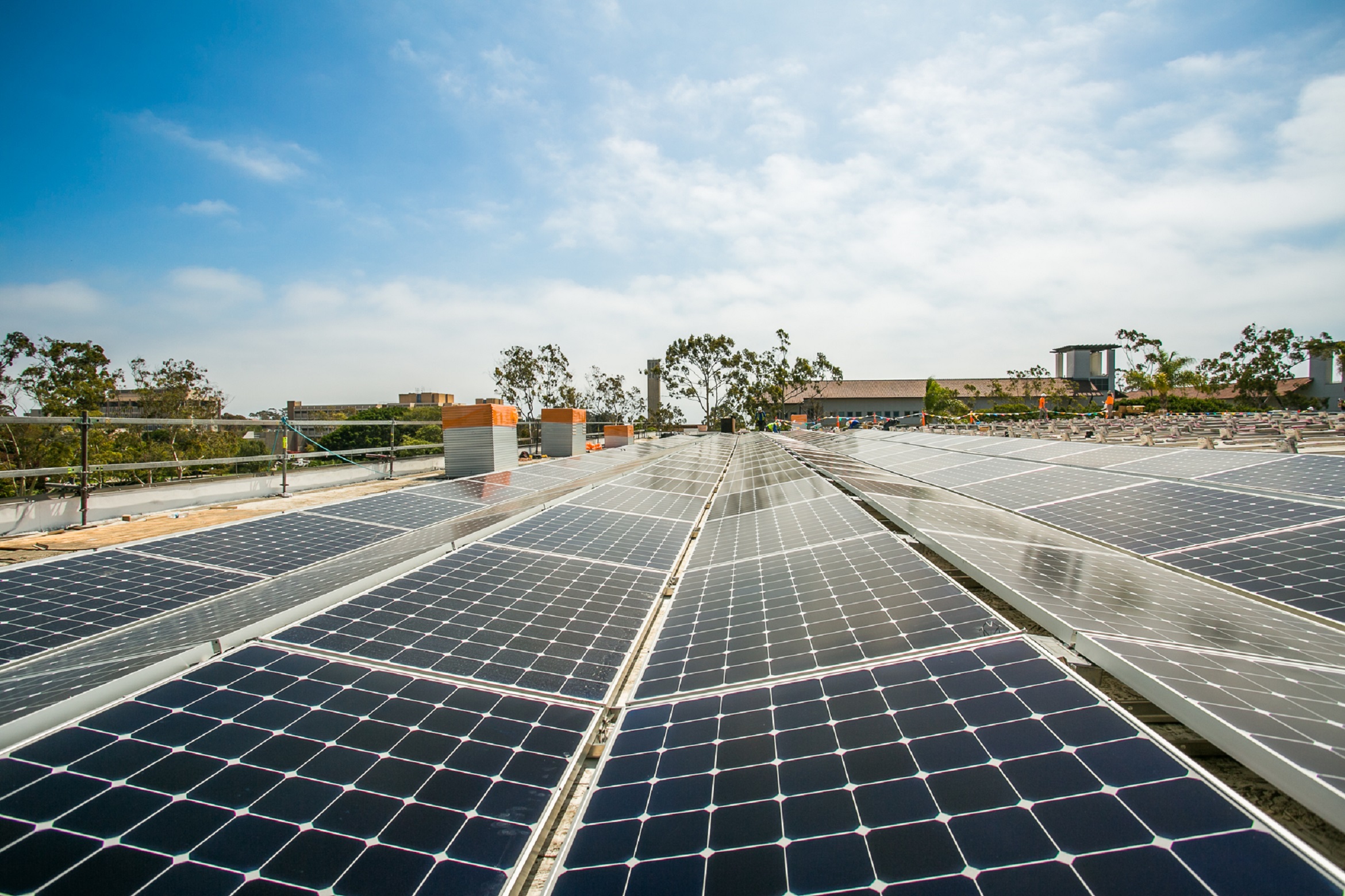 Robertson Gym Rooftop Solar Photovoltaic Installation